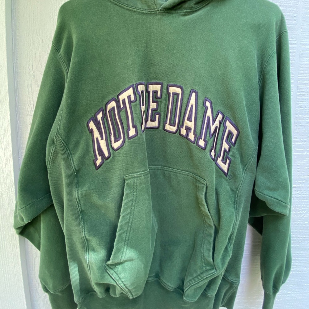 Vintage Notredame college hoodie